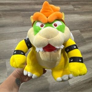 New Super Mario Bros Series 10" King Bowser Koopa Plush Toy Doll Stuffed Animal